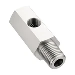 Evil Energy 1/4 Npt Oil Pressure Sensor Tee Npt-1/4 Npt-1/8 Npt, Silver. Fixed Price $21.82.