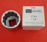 Nos Craftsman Usa 47549 3/4" Inch Drive 1-3/8" 12pt Point Socket -v- Series. Fixed Price $39.83.