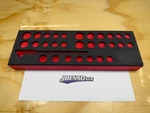 Snap-on Tools New Red Foam Organizer For 30pc 3/8" Drive Low Profile Socket Set. Fixed Price $199.95.