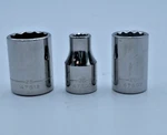 Craftsman 1/2 Drive 47500 47507 47512 3/8 11/16" 7/8" Socket 12 Pt New Usa. Fixed Price $15.00.