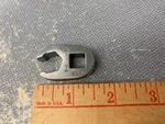 S-k 42216 3/8" Drive 1/2" 6 Pt. Sae Flare Nut Chrome Crowfoot Wrench Made Usa. Fixed Price $18.95.
