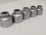 Mac V 486 - 406 1-1/2 Thru 1-1/4 Socket Set Lot Of 5 Vintage Chrome Sockets. Fixed Price $89.99.