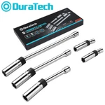 Duratech 5piece Magnetic Swivel Spark Plug Socket Set 5/8" 9/16" 6pt 12pt. Fixed Price $40.99.