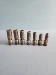 Snap-on 7pc 3/8 Drive 6pt Metric Deep Swivel Impact Sockets 8-19mm Iplfm. Fixed Price $225.00.