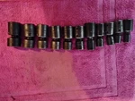 Snap -on&mac Tools 11 Piece Used 1/2" Drive Metric Swivel Impact Socket Set Usa. Fixed Price $145.00.