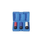 Grey Pneumatic 1503tp 3pc 1/2" Drive Extra Thin Wall Socket Set. Fixed Price $51.29.
