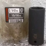 Tekton Individual 1/2 Drive Deep Sae Socket 15/16. Fixed Price $14.99.