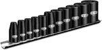 E Torx & Star Socket Set With Rail, 11-piece Female E4-e20. Fixed Price $19.44.