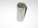 New 1/2" Drive 13/16" Deep Socket, 12-point, Usa, Polished Chrome, Easco. Fixed Price $10.90.