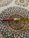 Snap On 1/4" Nd108 Sae Nut Driver Clear Yellow Handle Underline Logo Nd 108 1/4. Fixed Price $18.00.