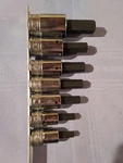 Hex Allen Bit Socket Driver Set By Snap-on, New, Usa, 1/2" Drive. Fixed Price $200.00.