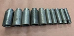 Mac Tools Sae Deep 1/2 Drive Impact Sockets 6 Point (10 Pieces) One Duplicate. Fixed Price $78.50.