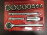 Sears 13 Pcs Sae Socket Set With 3/8 Dr. New/vintage, Made In Japan, I#cja. Fixed Price $129.99.