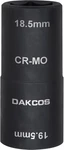 Dakcos 1/2-inch Drive 18.5 X 19.5 Mm Impact Lug Nut Flip Socket, Half Size Lu.... Fixed Price $17.21.