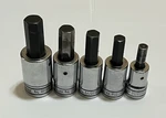 Snap On Sae 1/2 Drive Hex Bit Socket Driver Set 5 Pc 3/8 7/16 9/16 5/8. Fixed Price $99.95.