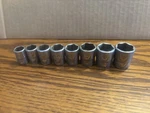 Snap-on Fsm Series Fsm121-fsm191 12-19mm 8 Piece 3/8" Drive 6-point Socket. Fixed Price $89.95.
