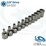 Blue Point 3/8" Female E Torx Socket Set E4-e20 - As Sold By Snap On. Fixed Price $63.64.