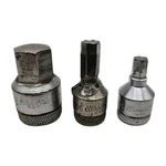 Williams Vintage Hex Tip Plug Socket 6 Pt Lot Of 3 - 5/8", 1/4", 5/16". Fixed Price $39.99.