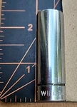 Vtg Williams Usa Bd-616 1/2 Deep Socket 12pt 3/8 Dr. Fixed Price $13.25.