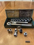 Sk Tools Usa 3/8" Drive 12pc Socket Set Metal Case Read. Fixed Price $119.00.