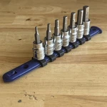 Kobalt Metric Hex Bit Driver Socket Set 3/8" Drive 7pc W/ Rail Taiwan. Fixed Price $23.95.