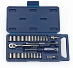 27pc 1/4"drive Shallowsae&metric Socket Set 12point Supertorque Chrome Williams. Fixed Price $48.63.