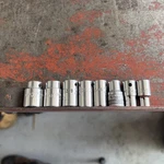 Mac Tools 1/4 Inch 6 Point Shallow Socket Set. Fixed Price $70.00.