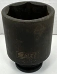 Sealey Sx007 41mm Deep 1/2" Drive 6 Pt Impact Socket Black Oxide Euc. Fixed Price $13.49.
