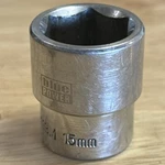 Cornwell Tool 15mm Shallow Socket 1/4" Drive 6 Point Bluepower Cbp113m. Fixed Price $16.95.