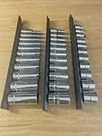 Gearwrench 3/8 Sae Shallow Mid Deep Sockets 80553 80555s. Fixed Price $114.99.