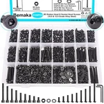 2135pcs M3 Screws Kit, M3x5/6/8/10/12/16/20/25/30/35mm Button Head And Socket He. Fixed Price $84.60.
