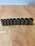 Matco Tools 3/8 Dr. 6 Pt. Sae Semi-deep Socket Set 9 Pcs (3/8 -7/8 ). Fixed Price $99.99.