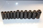 Mac Tools 1/2" Drive Deep Impact Socket Set 11pcs Usa Vdp406r Vdp166r. Fixed Price $265.00.