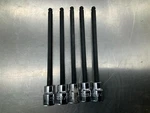 (5) Proto J4908bd 1/4 In Tip, Socket Bit, Sae 3/8 Drive. Fixed Price $25.00.