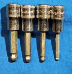 Snap-on 4 Pc 1/4" Drive Metric Ball End Hex Bit Socket Set 3mm - 6mm Tmabm6e 3. Fixed Price $91.99.