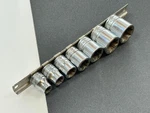 Snap-on Tools Usa 7pc 3/8" Drive 1/4 - 5/8" Sae 8 Point Double Square Socket Set. Fixed Price $164.99.