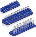 Olsa Tools Magnetic Socket Organizer - 3-piece Drive Metric Holder Set Wi. Fixed Price $57.51.
