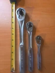 Vtg 3 Craftsman 1/2''3/8"1/4" Quick Release Ratchets Vn44809, Vn44811,vn4807. Fixed Price $53.99.
