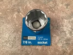 Vintage Sears Craftsman Nos 7/8" Socket 1/2" Drive 12-point My47512 G Series Usa. Fixed Price $34.95.