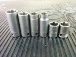 Snap On 3/8 Drive 6 Pt. Socket Dfs12, Dfs14, Dfs16, Dfs18 Df16 Lobed Set. Fixed Price $59.95.