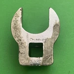 Snap-on Usa 3/8 Drive Sae Size 3/4" Open End Crowfoot Socket Wrench (mpn Fc24). Fixed Price $6.92.