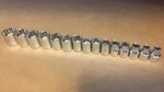 Craftsman Socket Set 3/8" Drive 15 Piece 12 Pt Point Metric Chrome. Fixed Price $32.00.