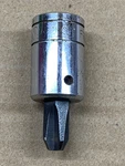 Snap On Fp41b #4 Phillips 3/8" Drive Short Bit Socket Driver Usa. Fixed Price $11.21.