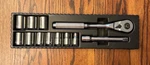 Allen Tool Company 12-piece 1/2"-drive Sae Socket Set 7/16"-1" Made In U.s.a.. Fixed Price $34.99.