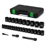 30 Pieces 1/2-inch Drive Shallow Metric Impact Socket Set, Cr-mo, 10mm To 36m.... Fixed Price $86.70.