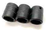 Snap On Tools 13-15mm Metric Impact Shallow Well Socket Set 1/4" Dr 6-pt Lot. Fixed Price $50.00.