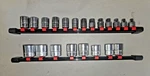 Snap-on Metric Shallow Chrome Socket Set 6mm-26mm 3/8" Drive 21 Piece Fsm Usa. Fixed Price $299.00.
