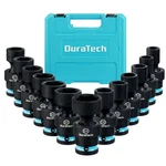 Duratech 13pc 1/2" Impact Swivel Socket Set Shallow Wobble 10-24mm Metric. Fixed Price $75.99.