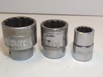 Wright Tool 6152 6140 3/4" Drive 1-5/8" & 1-1/4" 3ea 12 Pt Shallow Sockets 7/8". Fixed Price $32.99.