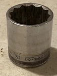 Snap-on Sw4001/2 1/2" Drive 1-1/4 Sae 12 Pt Standard Shallow Socket Sw400-1/2. Fixed Price $22.99.